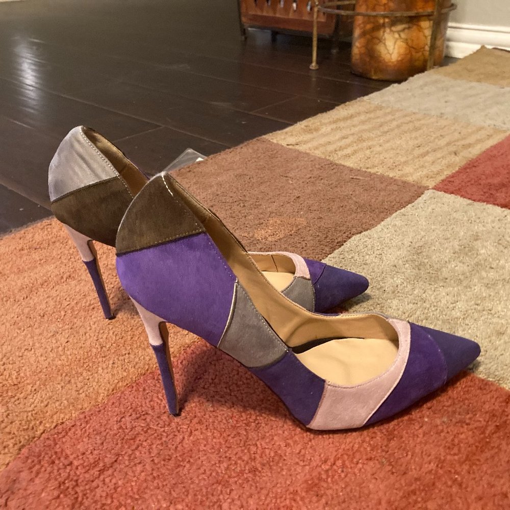 FSJ Purple Patch  Heels